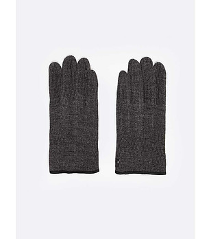 Мъжки тъмносиви ръкавици Outan снимка