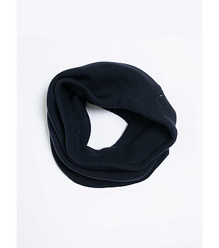 Мъжки тъмносин шал снуд Tase снимка