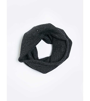 Мъжки тъмносив шал снуд Tase снимка