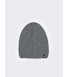 Сива мъжка зимна шапка Estan с кашмир и вълна-0 снимка