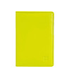 Unisex кожен аксесоар за карти в цвят лайм Fluo с RFID защита-1 снимка
