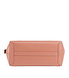Розова дамска кожена чанта за рамо Fiji-3 снимка