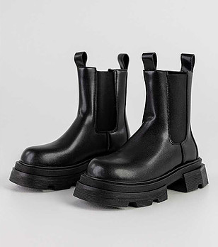 Дамски черни боти Joleene снимка