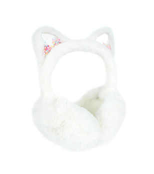 Бели ушанки Glitter Kitty снимка