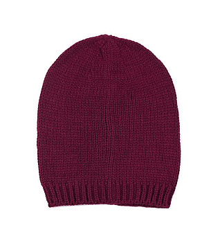 Unisex шапка в бордо снимка