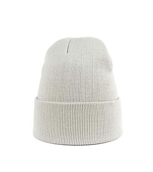 Светлосива зимна unisex шапка снимка