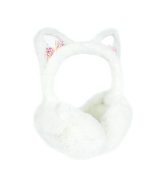 Бели ушанки Glitter Kitty снимка