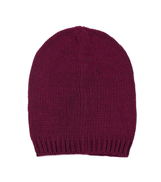 Unisex шапка в бордо снимка