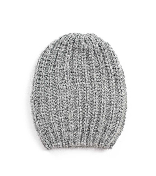 Сива unisex зимна шапка снимка