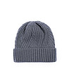 Зимна unisex шапка в цвят графит-0 снимка