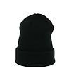 Черна зимна unisex шапка-0 снимка