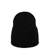 Класическа unisex зимна шапка в черно-0 снимка
