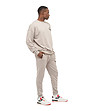 Мъжки oversize светлосив спортен памучен комплект-1 снимка