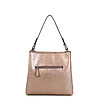 Дамска чанта в цвят таупе Iveta-1 снимка