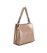 Дамска чанта в цвят таупе Iveta-2 снимка