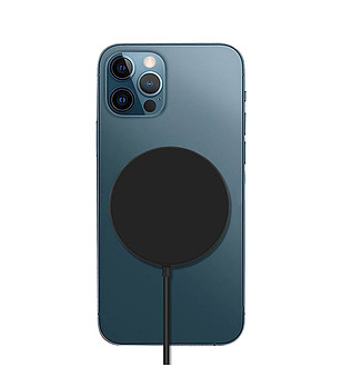 Магнитно зарядно устройство за iPhone 12 и + снимка