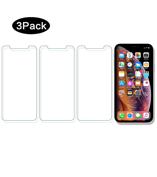 Комплект от 3 стъклени протектори за iPhone Xr снимка