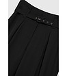 Черен дамски панталон с колан Irra-3 снимка