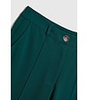Тъмнозелен дамски панталон Lila-4 снимка