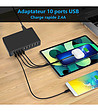 USB зарядно с 10 порта-2 снимка