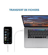 Бял кабел USB C TO USB C-1 снимка