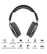 Черни Bluetooth  слушалки с миди-1 снимка