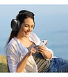 Черни Bluetooth  слушалки с миди-3 снимка