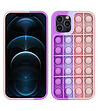 Антистрес кейс в розови нюанси за iPhone 12/12PRO-3 снимка
