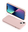 Твърд силиконов калъф за  iPhone 13 MINI в розово-3 снимка