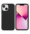 Твърд силиконов калъф за  iPhone 13 в черно-0 снимка