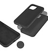 Черен силиконов калъф за iPhone 13 PRO MAX-2 снимка