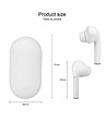 Bluetooth слушалки в бяло-1 снимка