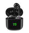 BLUETOOTH HEADPHONES WITH NOISE REDUCTION BLACK-0 снимка