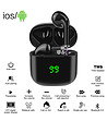 BLUETOOTH HEADPHONES WITH NOISE REDUCTION BLACK-1 снимка
