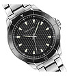 Мъжки часовник в сребристо и черно Madrid-2 снимка