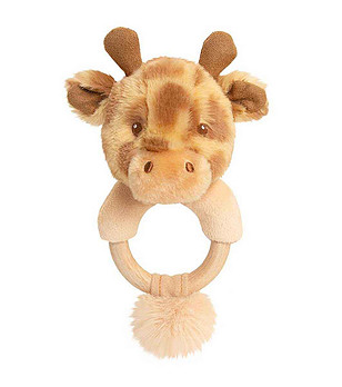 Бебешка дрънкалка ринг Жираф 14 см снимка
