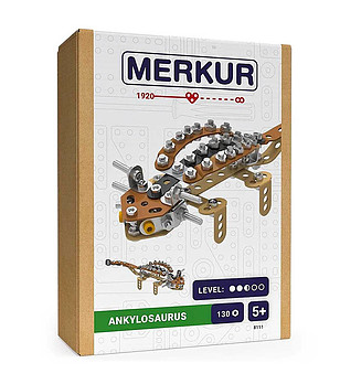 Метален конструктор Merkur - DINO - Ankylosaurus, 130 части снимка