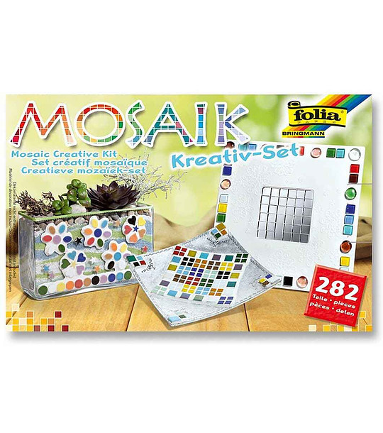 Комплект за изработка на класическа керамична мозайка, 282 части снимка