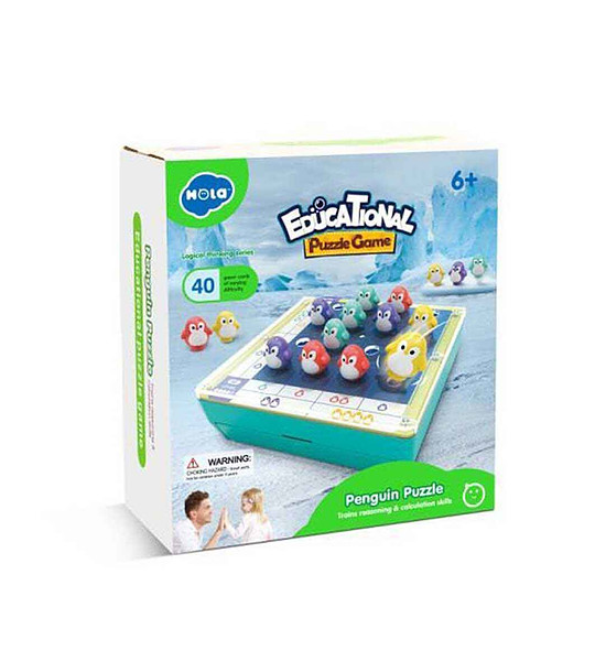 Смарт игра - Подреди пингвините снимка