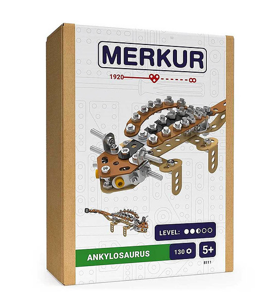 Метален конструктор Merkur - DINO - Ankylosaurus, 130 части снимка