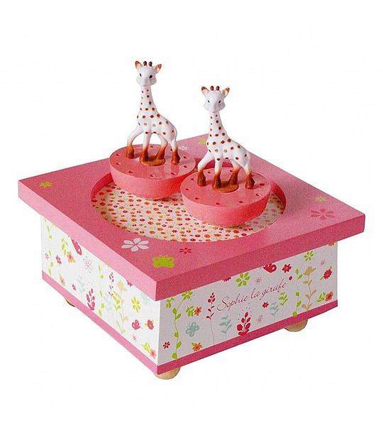 Музикална дървена кутия Жирафчето Софи снимка