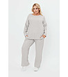 Дамски комплект в светлосив меланж Avira-0 снимка