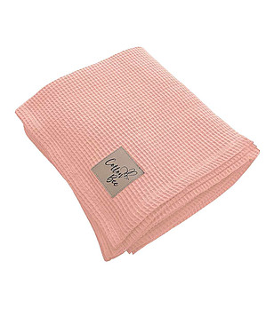 Памучно одеяло Cotton Bee в розово 150/200 см снимка