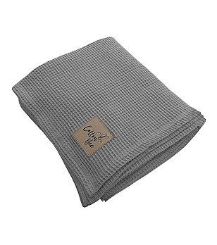 Сиво памучно одеяло Cotton Bee 200/220 см снимка