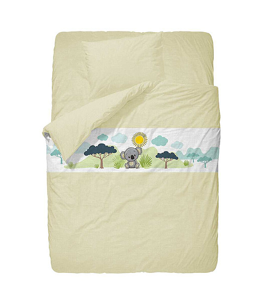 Детски спален комплект Dream LInen 3 части в екрю Коала снимка