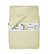 Детски спален комплект Dream LInen 3 части в екрю Жираф-0 снимка