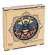 Дървен пъзел Peace and Harmony 206 части  Мандала Изобилие-0 снимка