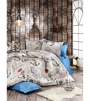 Спален комплект кинг ранфорс Анкор снимка