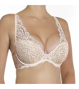 Сутиен в бежов нюанс с дантела Ella снимка