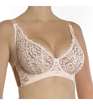 Дантелен сутиен в бежов нюанс Ella снимка